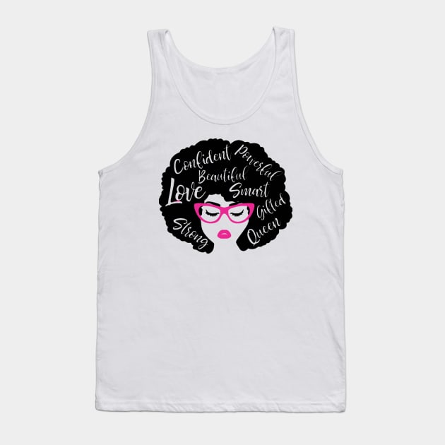 African American Woman Tank Top by wekdalipun